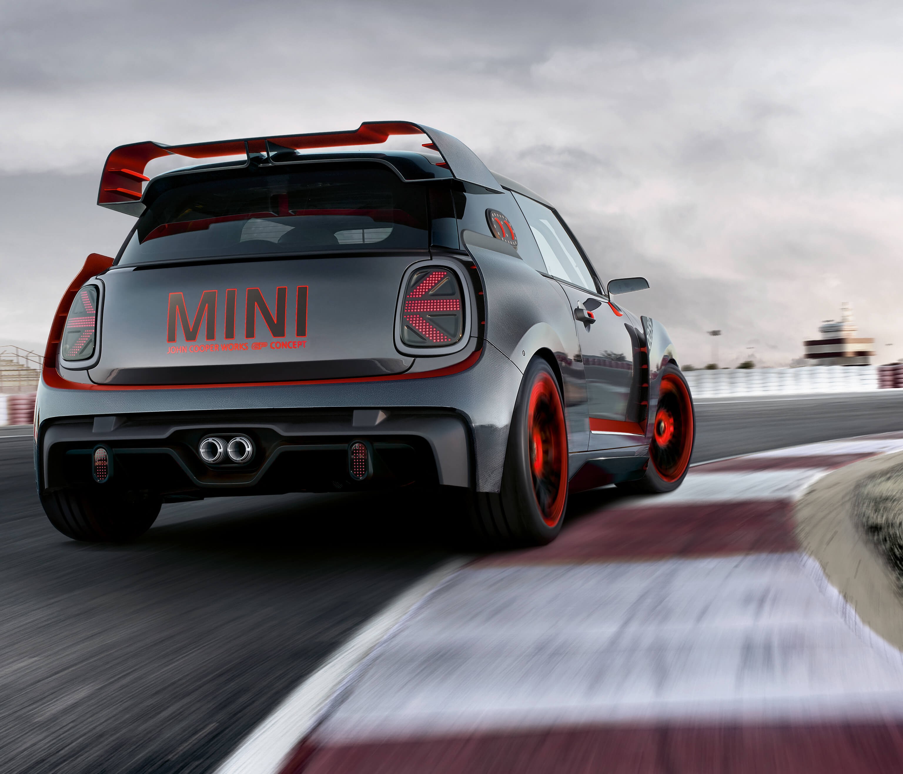 MINI John Cooper Works GP Concept - achterkant MINI John Cooper Works GP Concept - achterkant